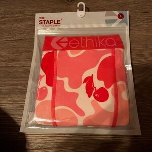 Ethika The Staple Pink Red Underwear